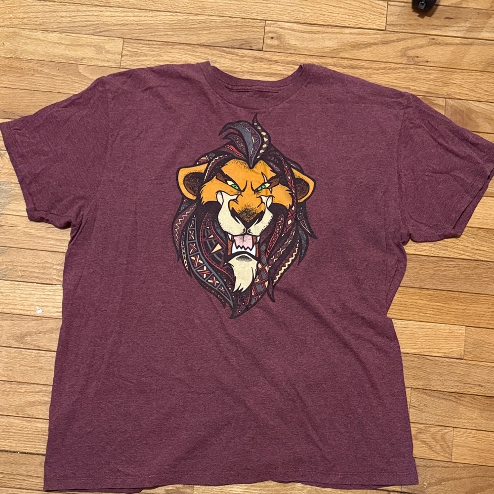 Disney Villain Women or Men's Maroon Scar Tee